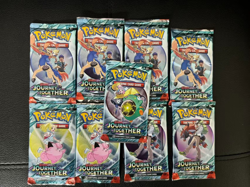 Pokemon TCG Journey Together Booster Pack Lot Of 9 SEALED - Image 1