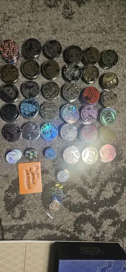 375+ Large/Small Pokemon TCG Character Coin Lot Charizard Pikachu 25th 151 - Image 1