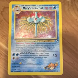 Pokemon Misty's Tentacruel Holo Rare 10/132 Gym Heroes WOTC English Card - Image 1