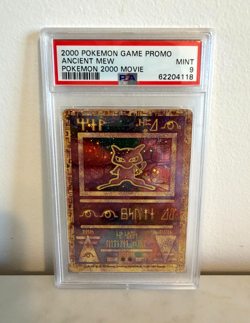 2000 Pokemon Game Promo Ancient Mew Movie PSA 9 MINT - Image 1