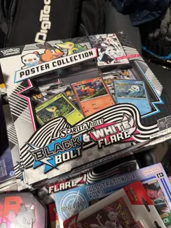 Pokemon Black Bolt & White Flare Poster Collection Sealed Boxes - Lot of 4 - Image 2