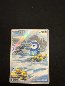 Pokemon TCG Piplup Full Art Illustration Rare 098/094 NM Phantasmal Flames - Image 1