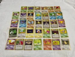 34 Pokemon Japanese Team Rocket Lot, NM, No Doubles, Vintage PICTURES - Image 2