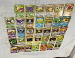 34 Pokemon Japanese Team Rocket Lot, NM, No Doubles, Vintage PICTURES - Image 5