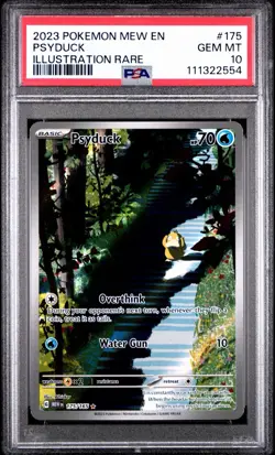 Pokemon Psyduck Scarlet & Violet 151 Holo IR 175/165 PSA 10 English - Image 1
