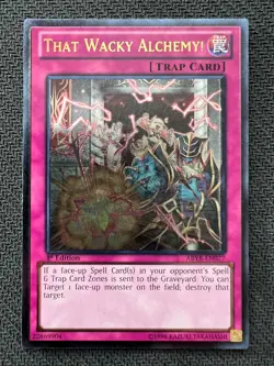 Yugioh That Wacky Alchemy! 1st Edition Ultimate Rare ABYR-EN077 NM - Image 1