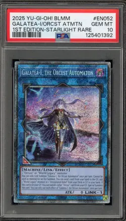 Yu-Gi-Oh! Galatea-I The Orcust Automaton 1st Ed Starlight Rare BLMM-EN052 PSA 10 - Image 1