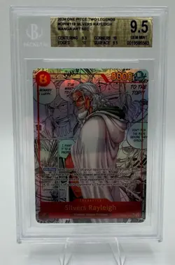 2024 One Piece Silvers Rayleigh MANGA ART SEC OP08-118 Two Legends BGS 9.5 - Image 1