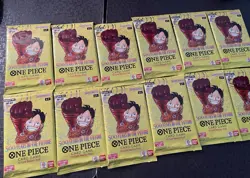 One Piece OP07 Booster Pack Lot of 12 English Factory Sealed - Image 1