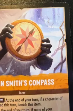 John Smith's Compass 33/204 Rare Winterspell Disney Lorcana TCG - Image 3