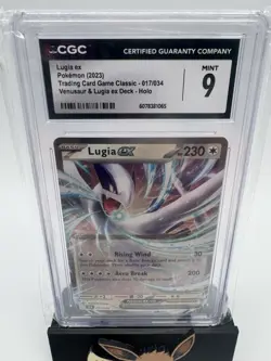 CGC 9 Pokemon TCG Lugia ex Trading Card Game Classic 017/034 Ultra Rare - Image 2