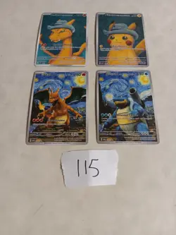 4Pokemon x Van Gogh Black Star Promo ACG Art Card - READ DESCRIPTION - Image 1