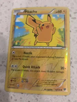 Pikachu 42/146 XY Reverse Holo Pokemon TCG Card MP +🎁 - Image 3