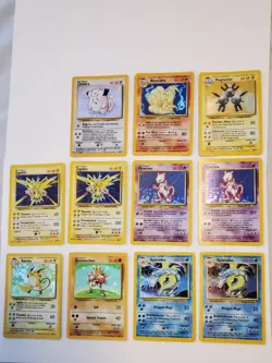 Pokemon Vintage Holo Lot – 11 Holo Cards Total - - Image 1