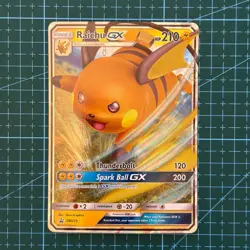 Raichu GX SM213 - NM Promo Rare Pokemon Card Black Star Promo Sun and Moon - Image 1