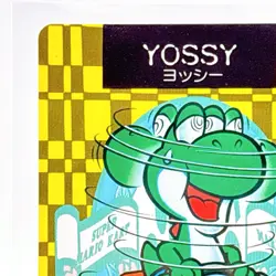 Super Mario Kart Card Yoshi Nintendo Japanese Vintage Rare Carddass - Image 2