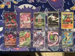 Pokemon Full Art 10 Card Lot – Drapion GG49, Pinsir 168, Greedent 257, + More - Image 1