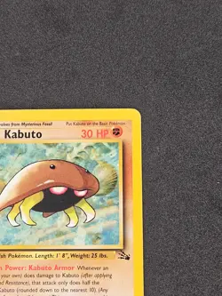 Kabuto 1st Edition 50/62 1999 WOTC Fossil Pokemon Card NM- - Image 4