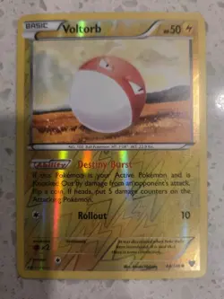 Voltorb 44/146 XY Reverse Holo Pokemon Tcg Card NM +🎁 - Image 1
