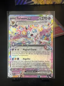 Pokemon TCG Sylveon EX Double Rare Card 086/191 Sv08: Surging Sparks - Image 1