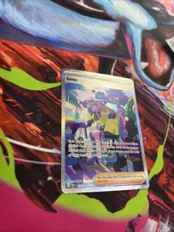 Iono Pokemon TCG Sir Paldean Fates Holo Card 237/091 NM Condition - Image 2