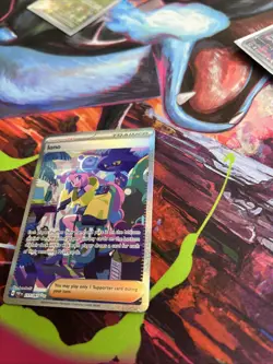 Iono Pokemon TCG Sir Paldean Fates Holo Card 237/091 NM Condition - Image 3