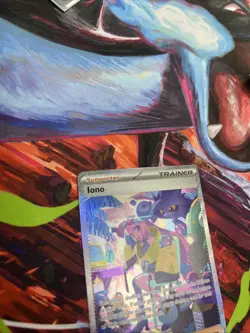 Iono Pokemon TCG Sir Paldean Fates Holo Card 237/091 NM Condition - Image 5