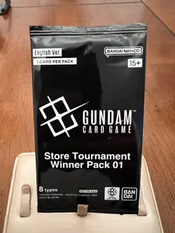 Gundam Card Game Store Tournament Winner Promo Pack 01 English New - Image 1