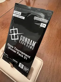 Gundam Card Game Store Tournament Winner Promo Pack 01 English New - Image 3