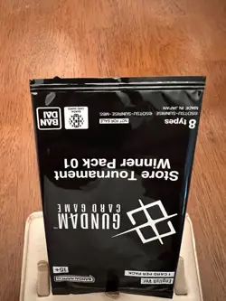 Gundam Card Game Store Tournament Winner Promo Pack 01 English New - Image 5