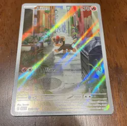 Pokemon TCG Litleo IR 139/132 Illustration Rare Pokemon Card Mega Evolution - Image 1