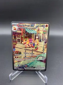 Pokemon TCG Skeledirge EX SAR 258/193 Paldea Evolved Card, Near Mint Condition - Image 1