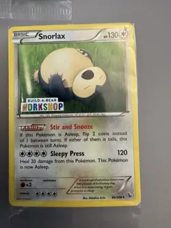 Pokemon Promo Card Lot Build-A-Bear Workshop & Toys R Us - Snorlax, Eevee - Image 1