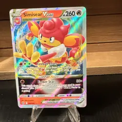 Simisear VSTAR 023/159 Crown Zenith NM Full Art Ultra Rare Pokemon Card - Image 2