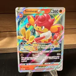 Simisear VSTAR 023/159 Crown Zenith NM Full Art Ultra Rare Pokemon Card - Image 4