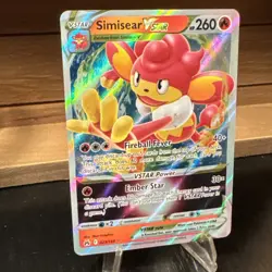 Simisear VSTAR 023/159 Crown Zenith NM Full Art Ultra Rare Pokemon Card - Image 5