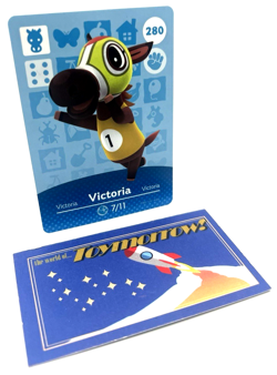 Animal Crossing Nintendo Amiibo - VICTORIA #280 - Series 3 Authentic Card - Image 1