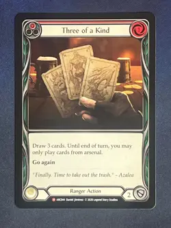 FAB ARC044 Three of a Kind Ranger Action Majestic Flesh and Blood TCG - Image 1