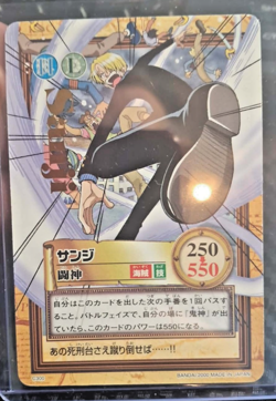 BANDAI One Piece Hyper Battle C300 SANJI GOLD STAMPED SCARCE EARLY CARD - Image 1