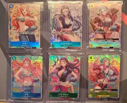 One Piece TCG EXCLUSIVE Asia Mini Tin Vol 2 Set of 6 Promo Foil Cards (SEALED) - Image 1