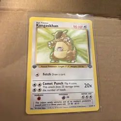 1st Edition Kangaskhan 21/64 Pokemon Card - Image 1