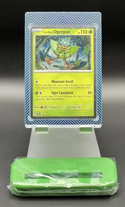 Pokemon Ultra Pro Magnetic Card Holder & Stand Ogerpon ex Premium Collection - Image 1