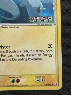 Pokemon TCG Dragonair EX Delta Species 42/113 Reverse Holo Stamped 2005 Card - Image 5