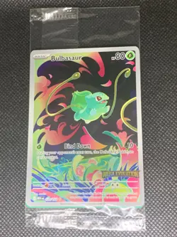 Bulbasaur 133/132 Stamped - Mega Evolution Promo Pokemon Card - Sealed - Image 1