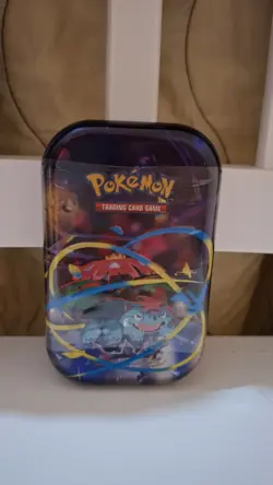 FACTORY SEALED NEW Pokemon Trading Cards Mega Heroes Mini Tins - Image 1