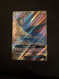 Pokemon Card Latios GX 223/236 Full Art Ultra Rare Unified Minds Played - Image 1