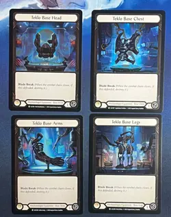 FAB Teklo Base COLD FOIL Set of Mechanologist Equipment Flesh and Blood TCG - Image 1