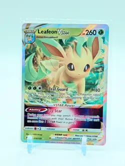 Pokemon TCG Leafeon VSTAR Crown Zenith Holo Ultra Rare Card 014/159 - Image 1
