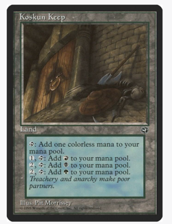 Koskun Keep - Homelands (HML) PLAYSET (x4) Vintage Magic the Gathering NM/LP - Image 1
