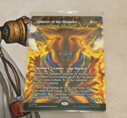 Splinter of the Shadows (Borderless) TMNT Pack Fresh MTG MINT 🔥 - Image 1